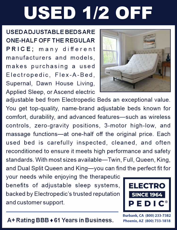 San Francisco Electropedic used adjustable beds ½ off